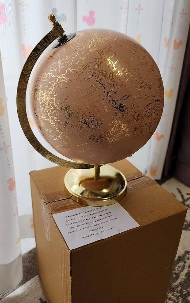 仏発☆MAISONS du MONDE☆ Pink&Goldの世界地図地球儀☆ Amazon | 仏発MAISONS du MONDE Pink&Goldの世界地図地球儀